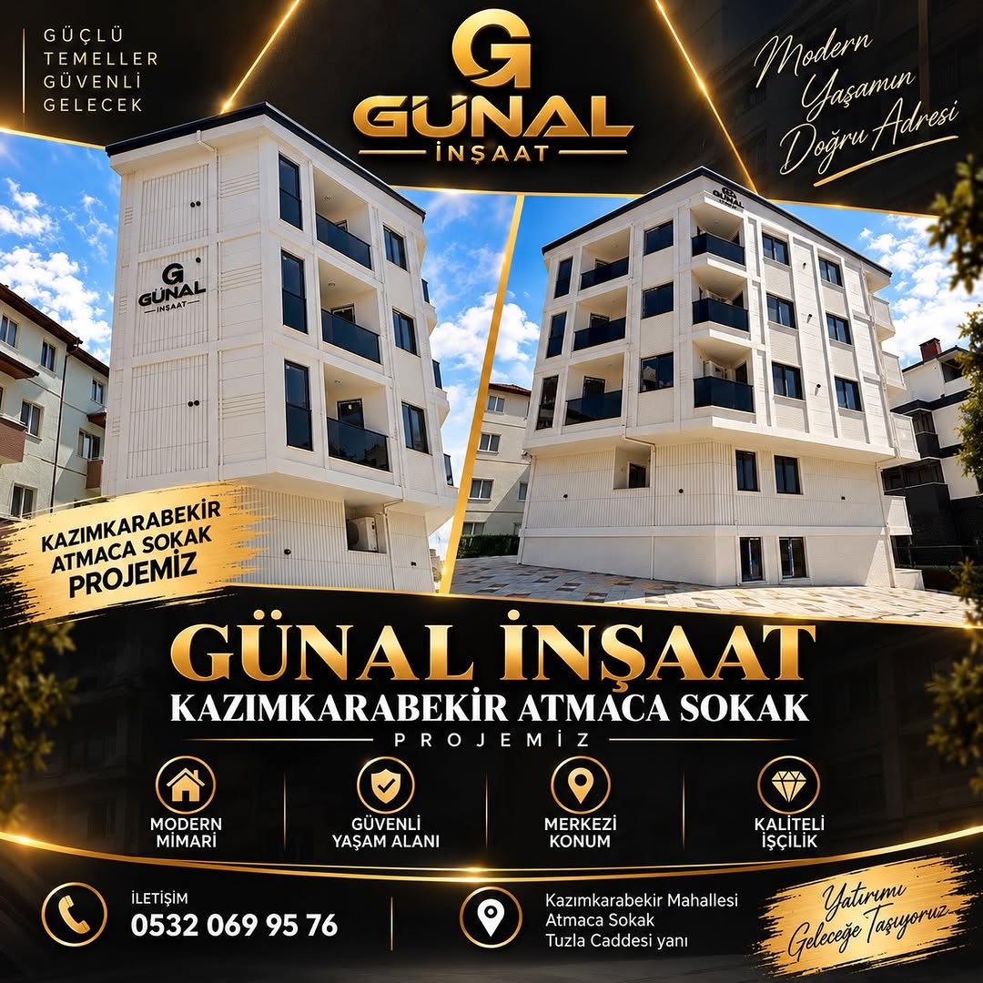 Günal İnşaat Kazımkarabekir Atmaca Sokak projesi